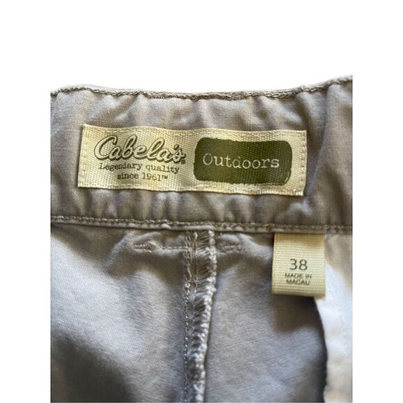 Cabela's Outdoors Mens Khaki Hiking Convertible Cargo Pants / Shorts Size 38 - Picture 10 of 10